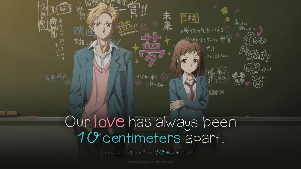 Our love has always been 10 centimeters apart. en Español (Castellano) - Crunchyroll